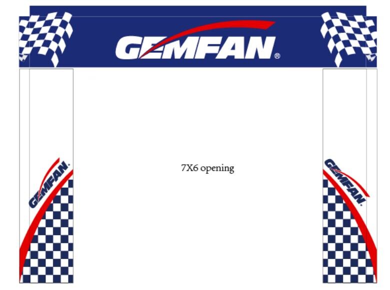 Gemfan 305*236CM 7X6FT FPV Rac - Drone Racing Gate review and price
