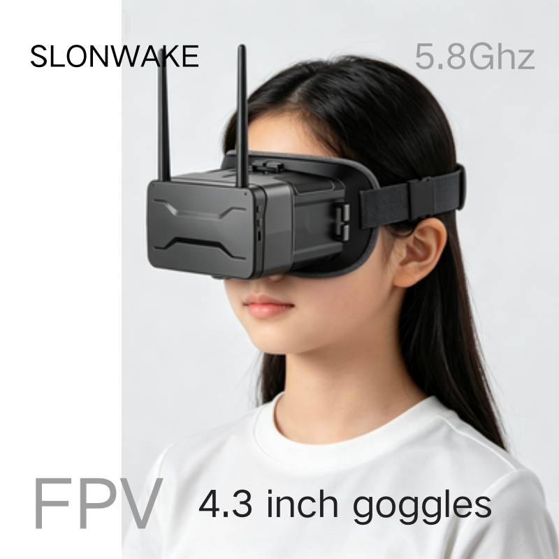 5.8G FPV Goggles 4.3 Inch 480* - Drone Racing Antenna review and price