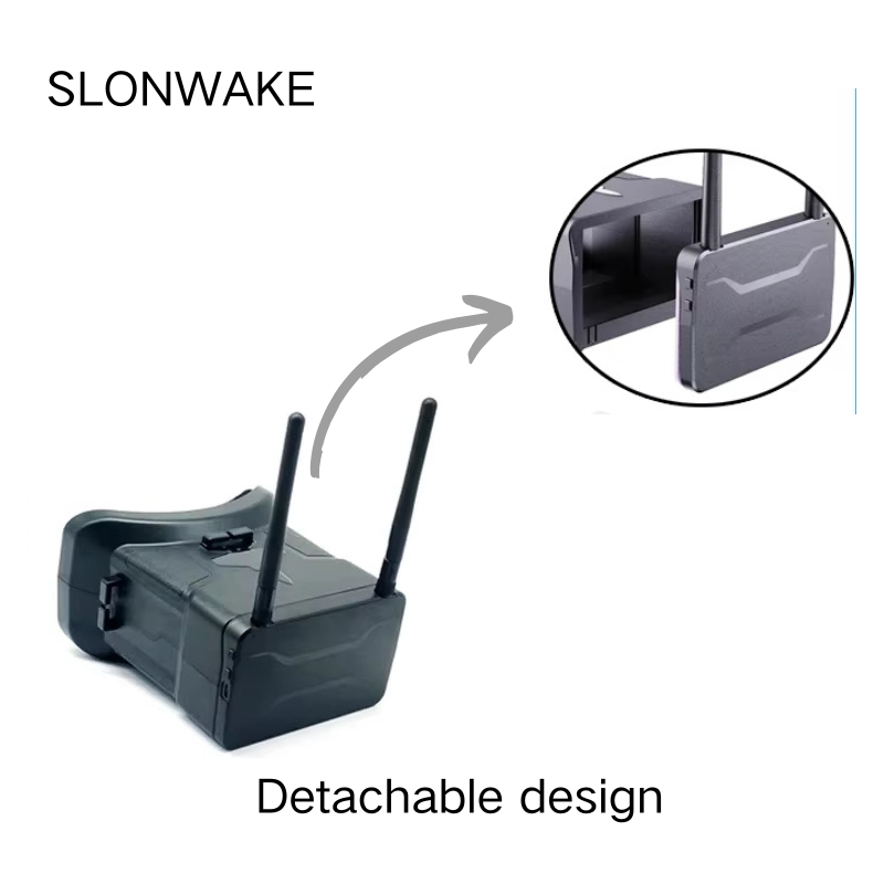 5.8G FPV Goggles 4.3 Inch 480* - Drone Racing Antenna review and price